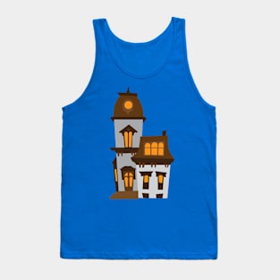 Halloween Scary Villa Tank Top